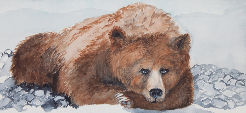 Grizzly Bear by Thomas Thompson, Montreal Artist